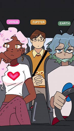 Planets Personified: Hilarious Animated Sketch ft. Jupiter and Earth