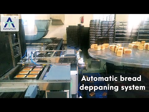 Automatic Bread Depanning System. Bakery Automation for bread and Rusk factory. How its made -Bread