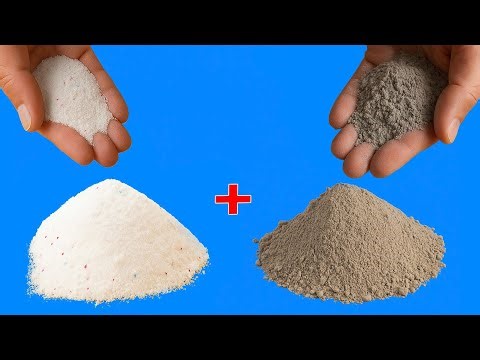 Mix WASHING POWDER with CEMENT and see the results that millions of people could never imagine!