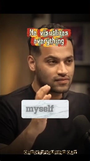 He visualizes everything #shorts#ytshorts #podcast #figuringout #rajshamani #visualization