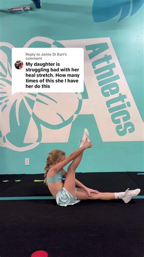 Replying to @Jamie Di Bari consistency is key 🔑 5-10 minutes of stretching and practice daily can rapidly improve your body positions. Make sure you are always practice both sides, do what you can with control.