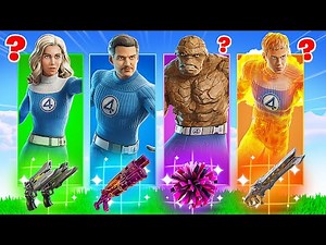The *RANDOM* FANTASTIC FOUR BOSS Challenge! (Fortnite)