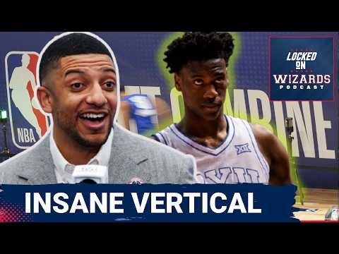 AJ Dybantsa's Combine Vertical is STUNNING | Washington Wizards Hold All The Cards With First Pick