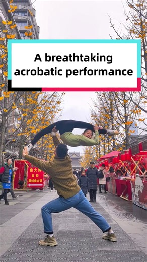 This two-person acrobatic act felt more like a dance. The moves were highly challenging but performed with such grace, set against a picture-perfect backdrop. | Discover China
