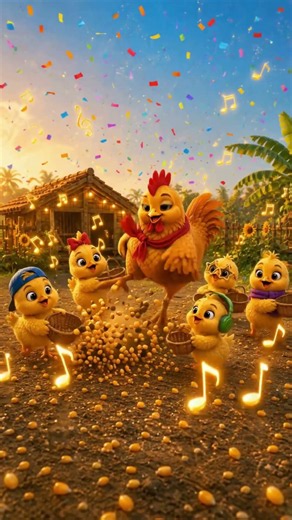 Đàn Gà Con Đi Đi Đi | Con Gà Trống | Chicken Dance | Nhạc Thiếu Nhi | Bài Hát Cho Bé #short