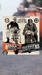 The legendary battle between two poles: Mods vs. Rockers #motorcycle #motorcycle #caferacer #mods