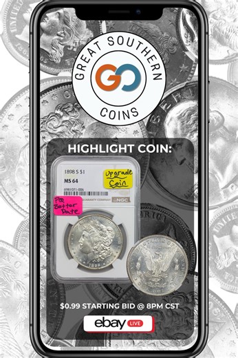 💎 Tuesday Treasures | $1 'n' Roll Rare Coin Auctions All Day | eBay Live Video