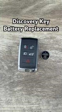 LAND ROVER DISCOVERY Remote Key Fob Battery Replacement - How To Change Replace #carkeybattery #diy