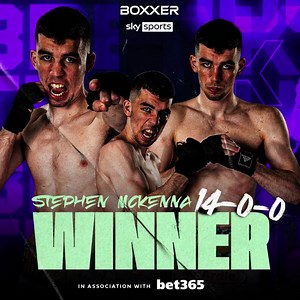BOMBS AWAY What a fight that was! Stevie McKenna delivered on his WAR promise. | Irish-Boxing.Com