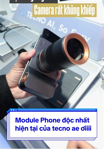 TECNO giới thiệu Concept Module Phone độc nhất vô nhị trên thế giới hiện tại #mwc26 #novagr #vinhxo #tecno