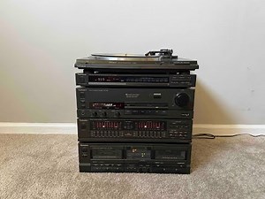 Technics Home Stereo - System RS-TR257 Deck, ST-S98A Tuner, SU-V98 Amp, SH-8057 EQ SL-BD27 Turntable