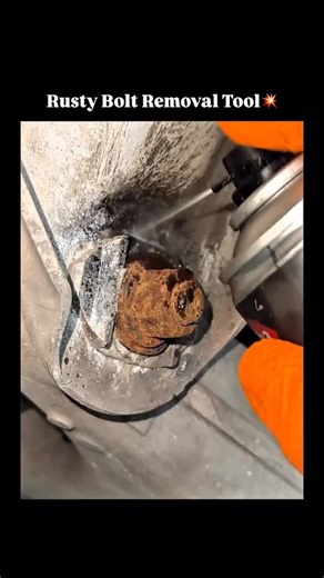 Knowledge Matrix on Instagram: "A rusty bolt removal tool is designed to tackle stubborn, corroded bolts that refuse to move with ordinary wrenches. It usually works by gripping the bolt head tightly with specially hardened jaws or spiral-cut sockets that bite deeper as more torque is applied, preventing slipping and rounding. Many tools also combine impact force, penetrating oil channels, or heat-resistant materials to break the rust bond between the bolt and the metal surface. With the right t