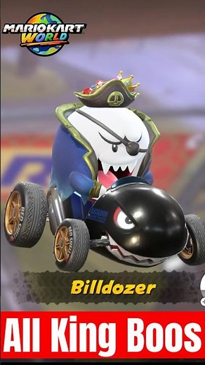 All King Boo’s Outfits in Mario Kart World #kingboo #mariokartworld #mariokart #switch2 #nintendo