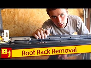 In this video I'll show you how to remove the factory roof rack/rails from a 1998 Jeep Cherokee - Many manufactures use similar methods for securing rack systems so this procedure covers a wide variety of cars, trucks, and, SUV's. Matt's roof rail hole fix: https://youtu.be/SaNEWUDwUnU Website: http://www.bleepinjeep.com FaceBook: http://www.facebook.com/BleepinJeep *This product is meant for entertainment purposes only. Your mileage may vary. Do not try this at home. Void where prohibited. Some