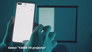 [Auto Focus/4K Support] Projector with WiFi 6 and Bluetooth 5.2, YABER Pro V9 Native 1080P Outdoor Movie Projector, Auto 6D Keystone & 50% Zoom, Home Theater Projector for Phone/TV Stick/PC