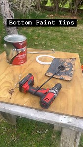 2.4K views | ⭐️ Tuesday Tip ⭐️  Mixing bottom paint with a paddle...