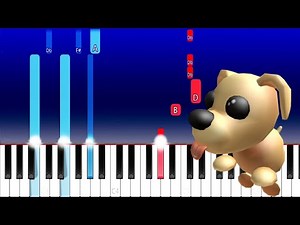 Roblox Adopt Me - VIP room (Piano Tutorial)