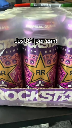 We all know tropical guava is the GOAT Get the offer before it’s gone! ⬇️ #rockstar #energy #tired #gaming #creamfields