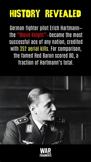 Erich Hartmann’s Peerless Record in Air Combat #history #facts