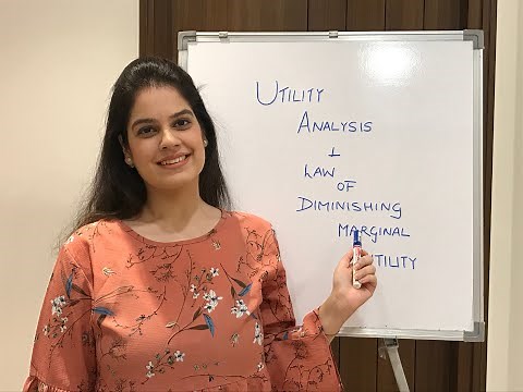 Utility Analysis & Law of Diminishing Marginal Utility by Vidhi Kalra