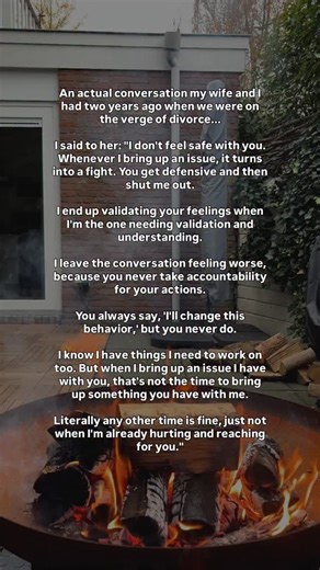 Adele | Healthy Communication & Conflict Resolution on Instagram: "Two years ago, my wife and I were ready to call it quits after 10 years of marriage. We loved each other deeply, but every conversation turned into a fight. I felt unseen, she felt attacked. We both got defensive, shut down, and walked away with more resentment than before. We didn’t need more love, we needed better tools. So we dug in. We learned how to regulate before speaking, how to listen with curiosity instead of defensiven