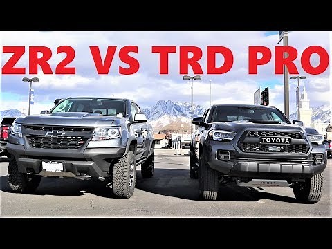 2020 Chevy Colorado ZR2 Vs 2020 Toyota Tacoma TRD Pro: Which Truck Is More Capable On The Off-Road?