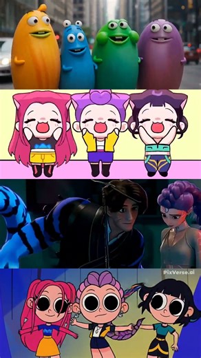 K-POP DEMON HUNTERS - BLOB OPERA FNF # #sprunkimusic #kpopdemonhunter #fnf