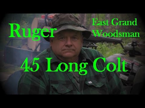 Setting Up New 45 Long Colt @ The Rustic Log Cabin Deer Hunting Camp