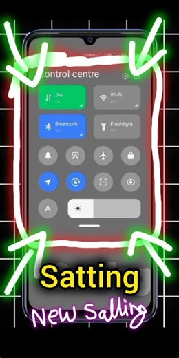 💥Android mobile new trick || new control centre 2024 || notification bar change✨