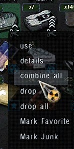 Combine All Items addon