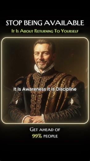 Stop being Available | Part 6 #discipline #psychology #motivation