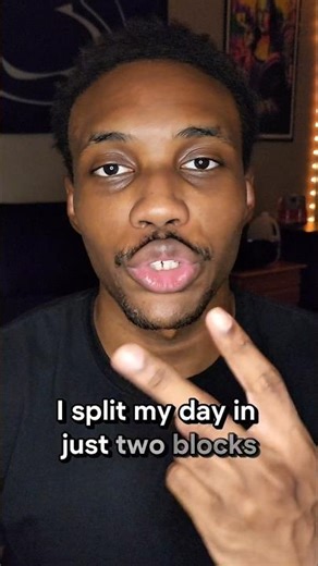 The Simple 2-Block Schedule That Changed My Productivity