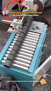 262K views · 2.5K reactions | One-stop Production Line for Charcoal Briqutteing. Inbox me if you interested!#sawdust #wood #woodchips #cocount #charcoal #charcoal #briquettes #biochar #carbonization #reels #fypfb | Charcoal machine production line | Facebook