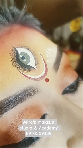 Durga Makeup with 3rd Eyedraw||Mira'z makeup studioBeauty Academy 8910509439 #tutorial #durga #short