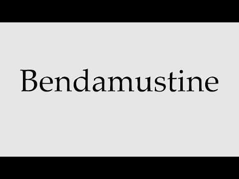 How to Pronounce Bendamustine