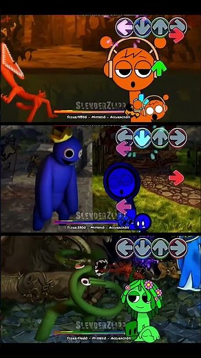 FNF Rainbow Friends vs Sprunki Mod - Friday Night Funkin' Game
