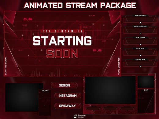 Trading Stream Overlay Pack | Animated Stock Market Screens | Crypto Finance Twitch | Wall Street Overlays | Forex Streamers | Kick Trader - Etsy
