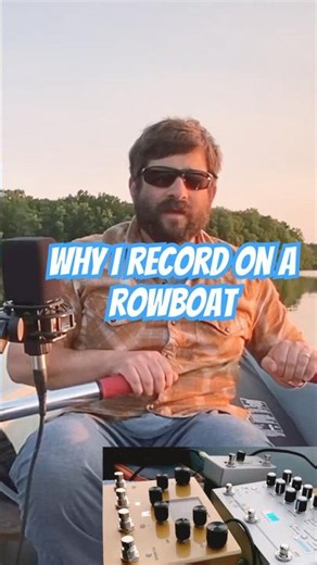Why I love making music (pt 1) - Hologram Microcosm and Meris Enzo X product review ON A ROWBOAT!