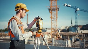 Construction Worker Using Theodolite Surveying Optical Stock Footage Video (100% Royalty-free) 1057388371 | Shutterstock