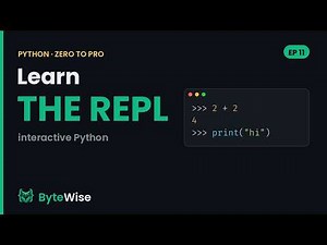 Python REPL Explained (The Interactive Shell) | Zero to Pro #11