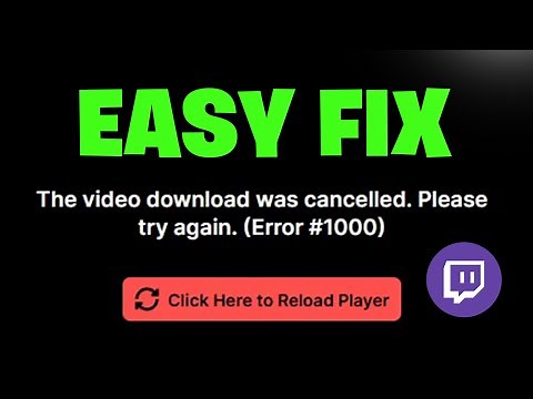 How To Fix Twitch Error 1000 When Playing A Video - NEW 2026 ✅