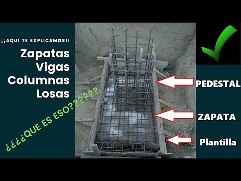 Structural elements of a construction