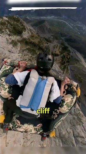 The First Person to Fly on a Real Magic Carpet ✨🛸 — Unbelievable Footage! #shorts