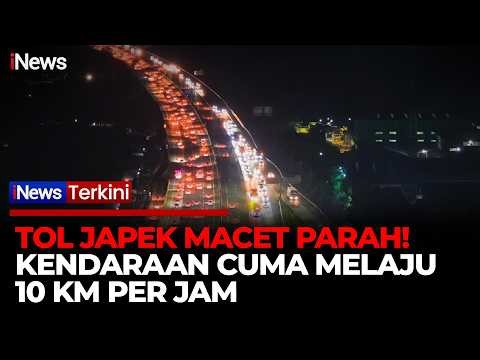Puncak Arus Balik Lebaran! Ribuan Mobil & Bus Terjebak Macet di Tol Japek | iNews Terkini 24/3