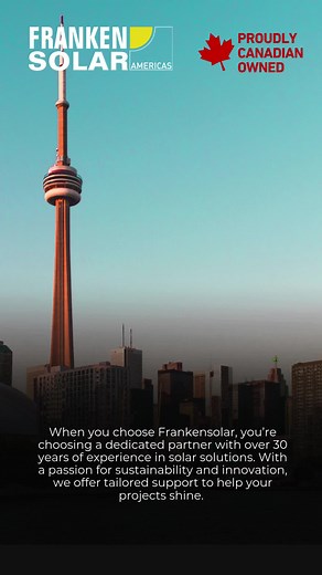 At Frankensolar, we’re passionate about making solar energy accessible, reliable, and simple. With over 30 years of experience, we support solar professionals with quality products, expert guidance, and efficient distribution, so you can focus on what matters most: delivering great projects. • Proudly Canadian-Owned & Operated • Engineering & Technical Support • Curated Product Selection • Nationwide Shipping & Logistics Looking for a partner in solar? We’d love to connect. Let’s build a brighte