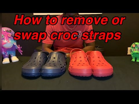 How to remove or switch out croc straps
