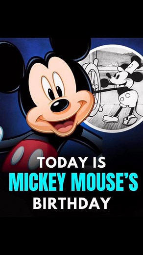 Mickey Mouse's birthday is celebrated on November 18, 1928, the release date of the animated short Steamboat Willie, which was his first public debut. This date is also considered the birthday of Minnie Mouse, as she also first appeared in that same cartoon. #mickeymousebirthday | Hazel Nicdao Galang