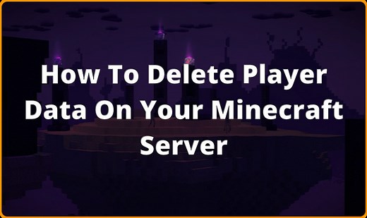 How To Delete Player Data On Your Minecraft Server