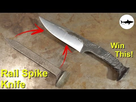 Let's forge a railroad spike knife!