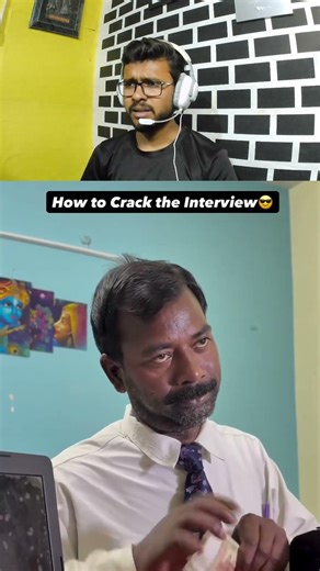 how to crack the interview 😂 #reactionvideo #funny #memes #reaction #explore #foryou #b2r